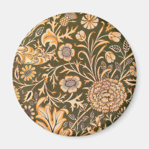 Aimant papier peint william morris design cherwell