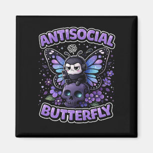 Aimant Papillon Antisocial