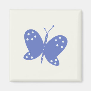 Aimant Papillon Bleu