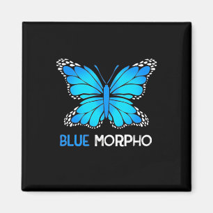 Aimant Papillon bleu Morpho