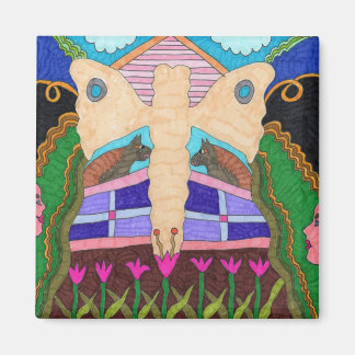 Aimant Papillon (Butterfly) : sur la ferme