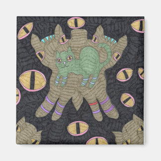 Aimant Papillon de chat aux yeux