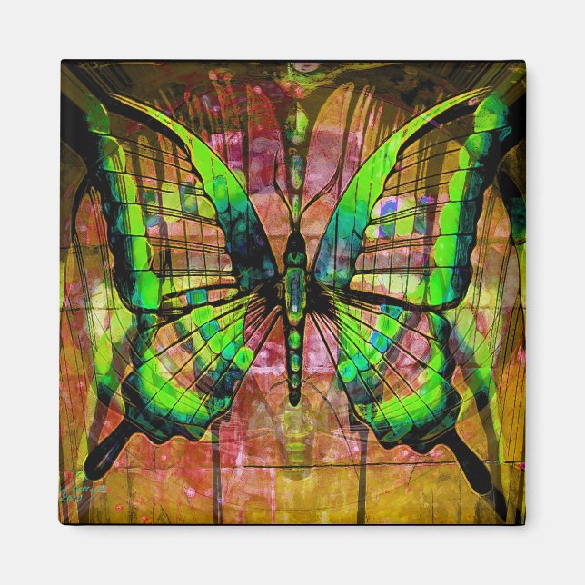 Aimant Papillon de fer (Devant)