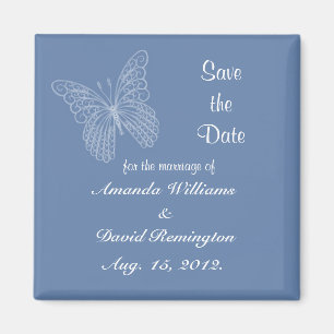 Aimant Papillon Enregistrer l'aimant de date
