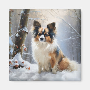 Aimant Papillon Laisser neiger Noël