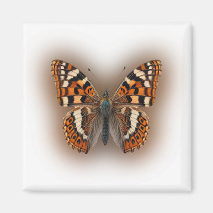 Aimant Papillon orange
