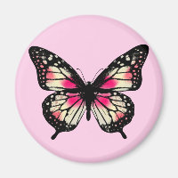 Papillon rose