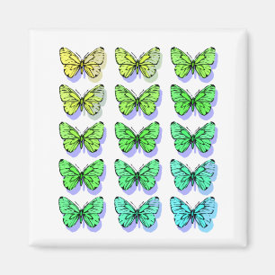 Aimant Papillons frais