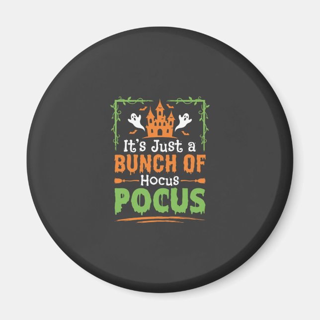 Aimant Paquet de tours de magie Halloween (Devant)