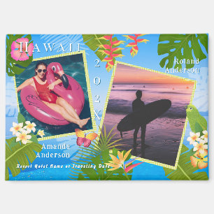 Aimant Paradis tropical Voyage Souvenirs Mer