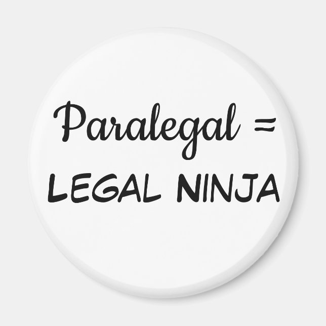 Aimant Paralegal = Légal Ninja (Devant)