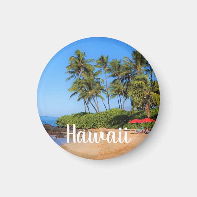 Aimant Parapluie de plage de Maui (Devant)