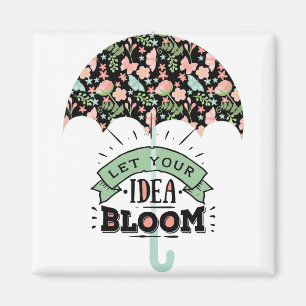 Aimant Parapluie Idée Fleurir