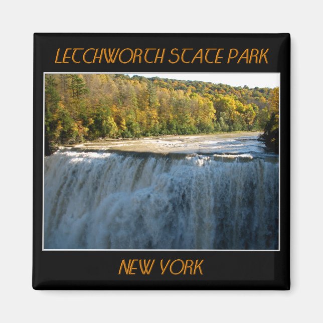 Aimant Parc d'état de Letchworth Middle Falls (Devant)