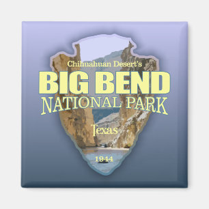 Aimant Parc national Big Bend (pointe de flèche)