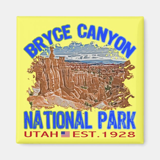 Aimant Parc national de Bryce Canyon, Utah (Devant)