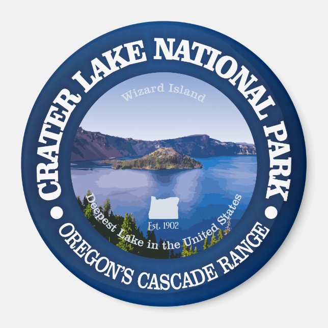 Aimant Parc national de Crater Lake (Devant)