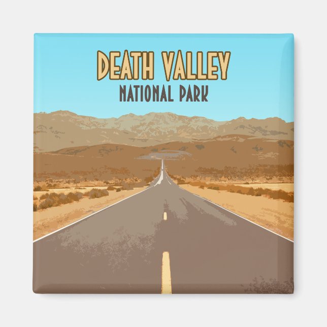 Aimant Parc national de Death Valley Nevada Californie (Devant)