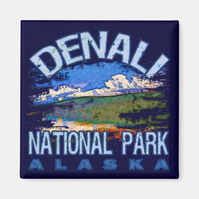 Aimant Parc national de Denali, Alaska (Devant)