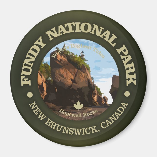Aimant Parc national de Fundy (Devant)