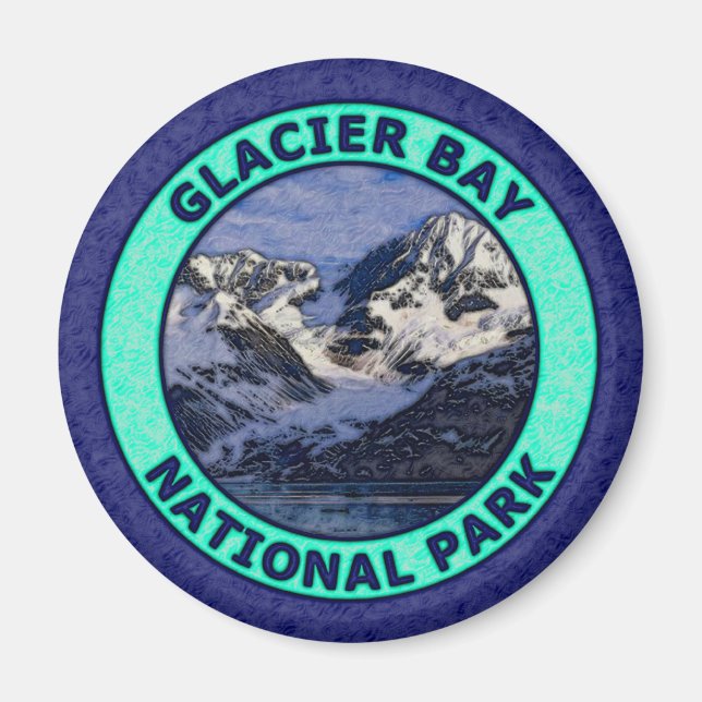 Aimant Parc national de Glacier Bay (Devant)