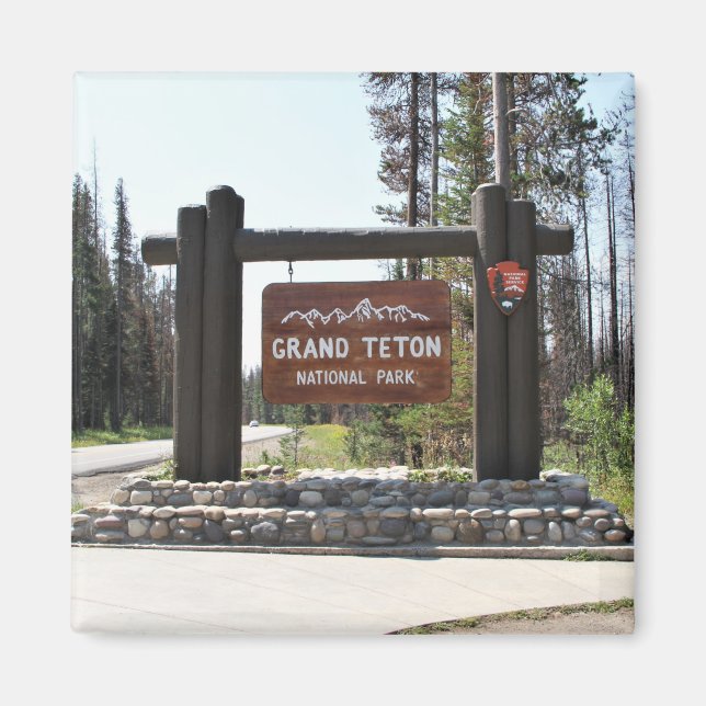 Aimant Parc national de Grand Teton, Parc national des Ét (Devant)