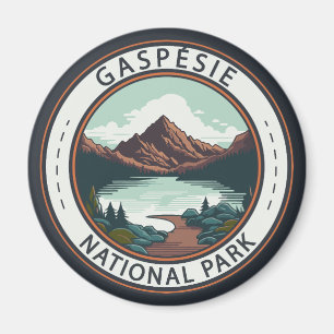 Aimant Parc national de la Gaspésie Badge Canada