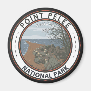 Aimant Parc national de la Pointe-Pelée Insigne Vintage d