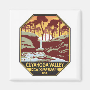 Aimant Parc national de la vallée de Cuyahoga Emblem Vint