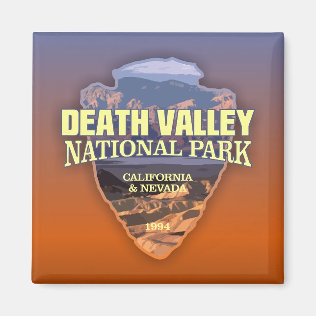 Aimant Parc national de la vallée de la Mort (flèche) (Devant)