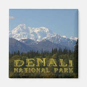 Aimant Parc national de l'Alaska Denali Mont McKinley Mag