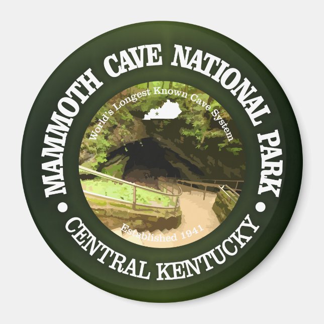 Aimant Parc national de Mammoth Cave (Devant)