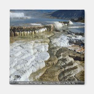 Aimant Parc national de Mammoth Hot Springs, Yellowstone,
