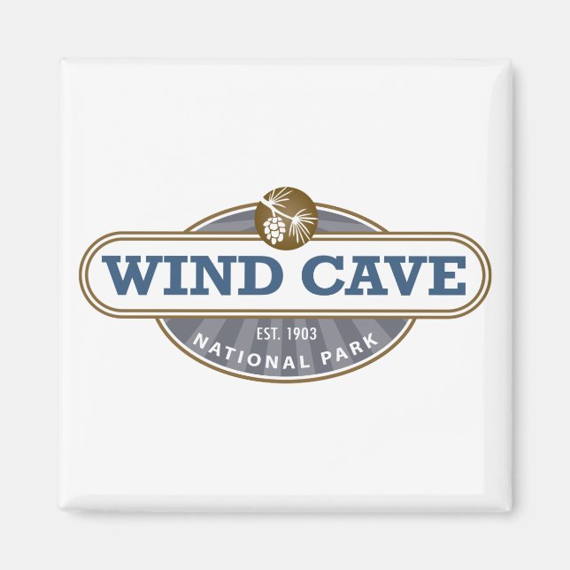 Aimant Parc national de Wind Cave (Devant)