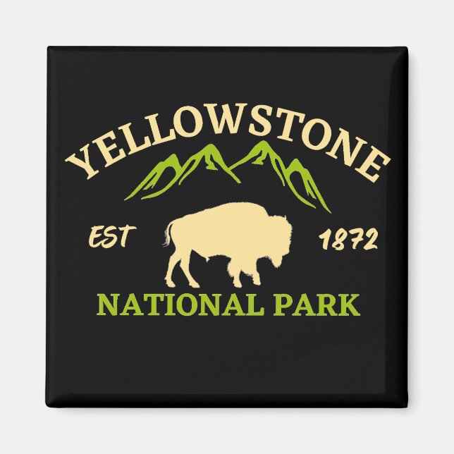 Aimant Parc national de Yellowstone (Devant)