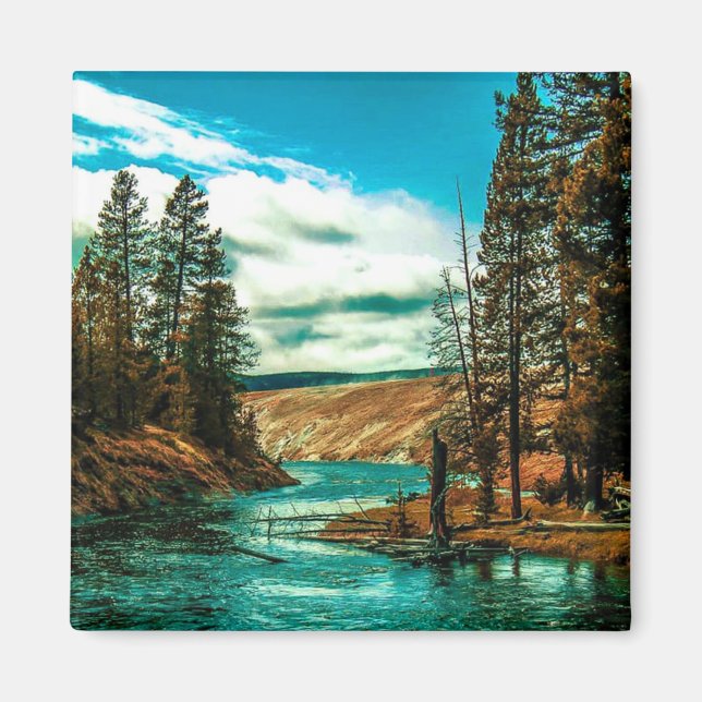 Aimant Parc national de Yellowstone Magnit (Devant)
