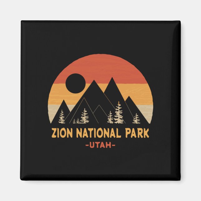 Aimant Parc national de Zion (Devant)