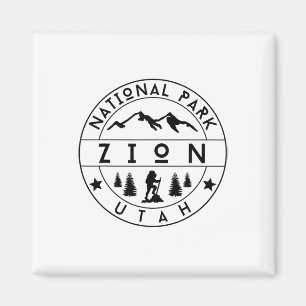 Aimant Parc national de Zion Utah Randonneur Nature Rando
