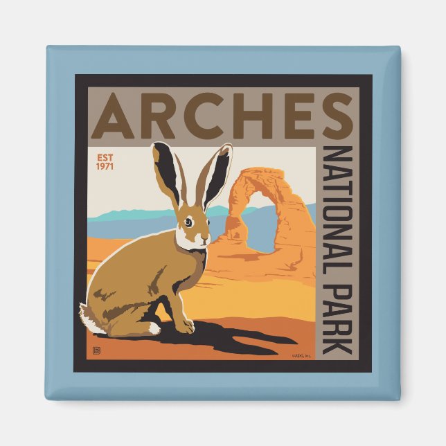 Aimant Parc national des Arches, Utah | Jacklapin (Devant)