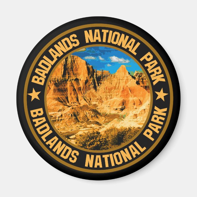 Aimant Parc national des Badlands (Devant)