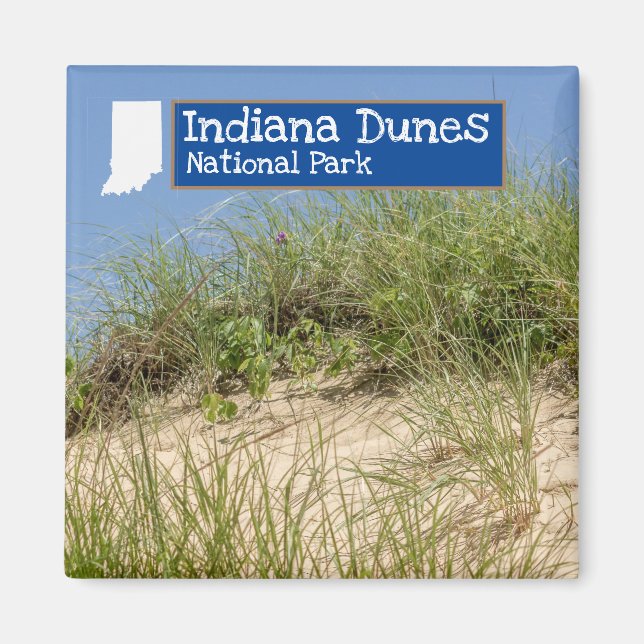 Aimant Parc national des dunes d'Indiana (Devant)