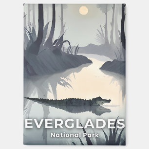 Aimant Parc national des Everglades   Alligator à l'aquar