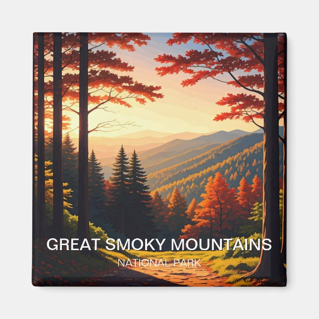 Aimant Parc national des Great Smoky Mountains (Devant)