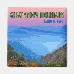 Aimant Parc national des Great Smoky Mountains Vintage