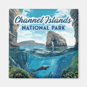 Aimant Parc national des îles Channel Californie Océan
