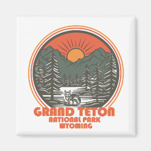 Aimant Parc national des montagnes du Grand Teton