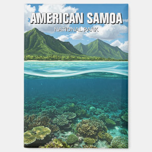 Aimant Parc national des Samoa américaines Voyage Corail