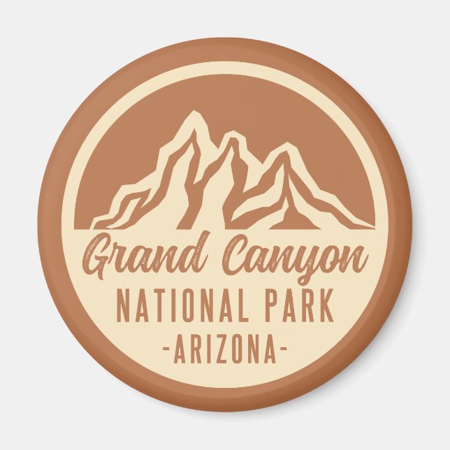Aimant Parc national du Grand Canyon Arizona (Devant)