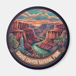 Aimant Parc national du Grand Canyon vintage Arizona