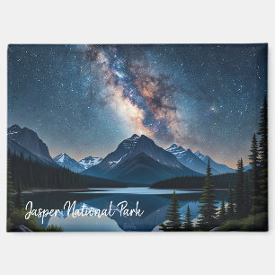 Aimant Parc national Jasper Canada la nuit